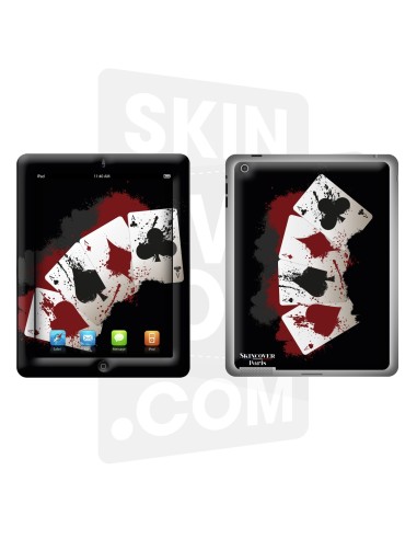Skincover® Nouvel iPad / iPad 2 - 4 Aces