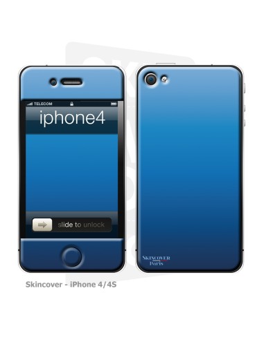 Skincover® iPhone 4/4S - Blue