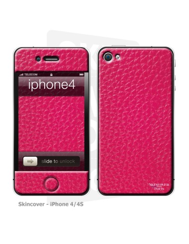 Skincover® iPhone 4/4S - Cuir Pink