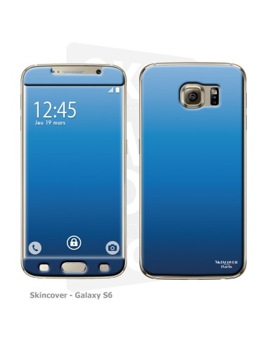 Skincover® Galaxy S6 - Skin Blue