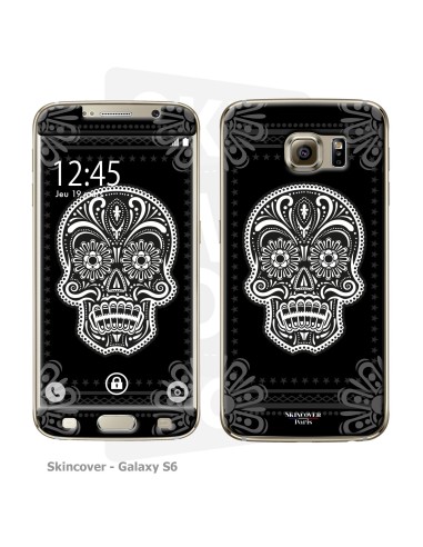 Skincover® Galaxy S6 - Skull Flowers
