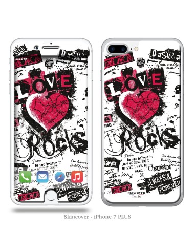 Skincover® iPhone 7 Plus - Love - Rock