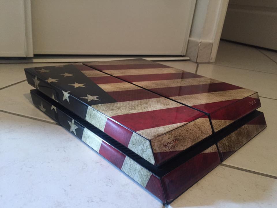 Skincover Playstation 4 USA Old Glory