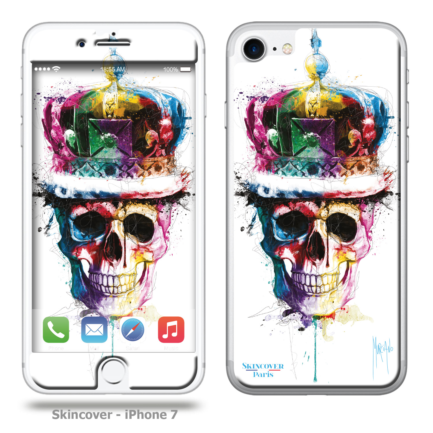 Skincover God save the queen  Iphone 7 Murciano 