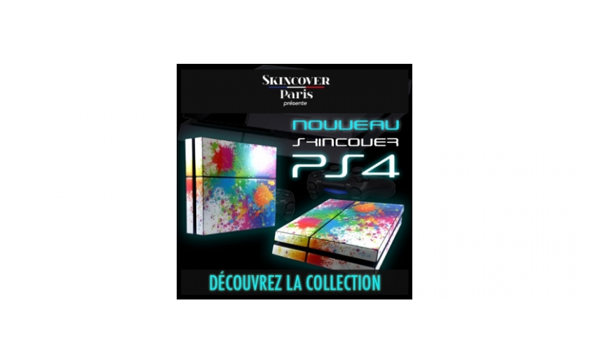 Personnaliser votre PS4 avec une protection Skincover 100% Made in France
